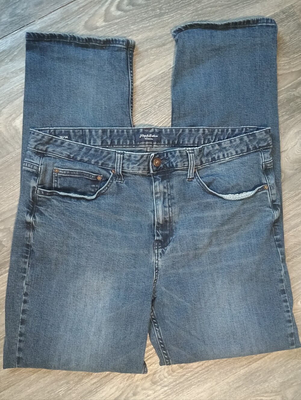 Flag & Anthem Premium Denim MENS Blue Jeans Size 36x34, Spokane Wash